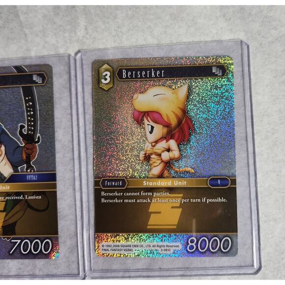 Final Fantasy TCG Foils Lot Of 7 Common, Rare, And Hero 2007-2011 VG+ - Picture 5 of 9
